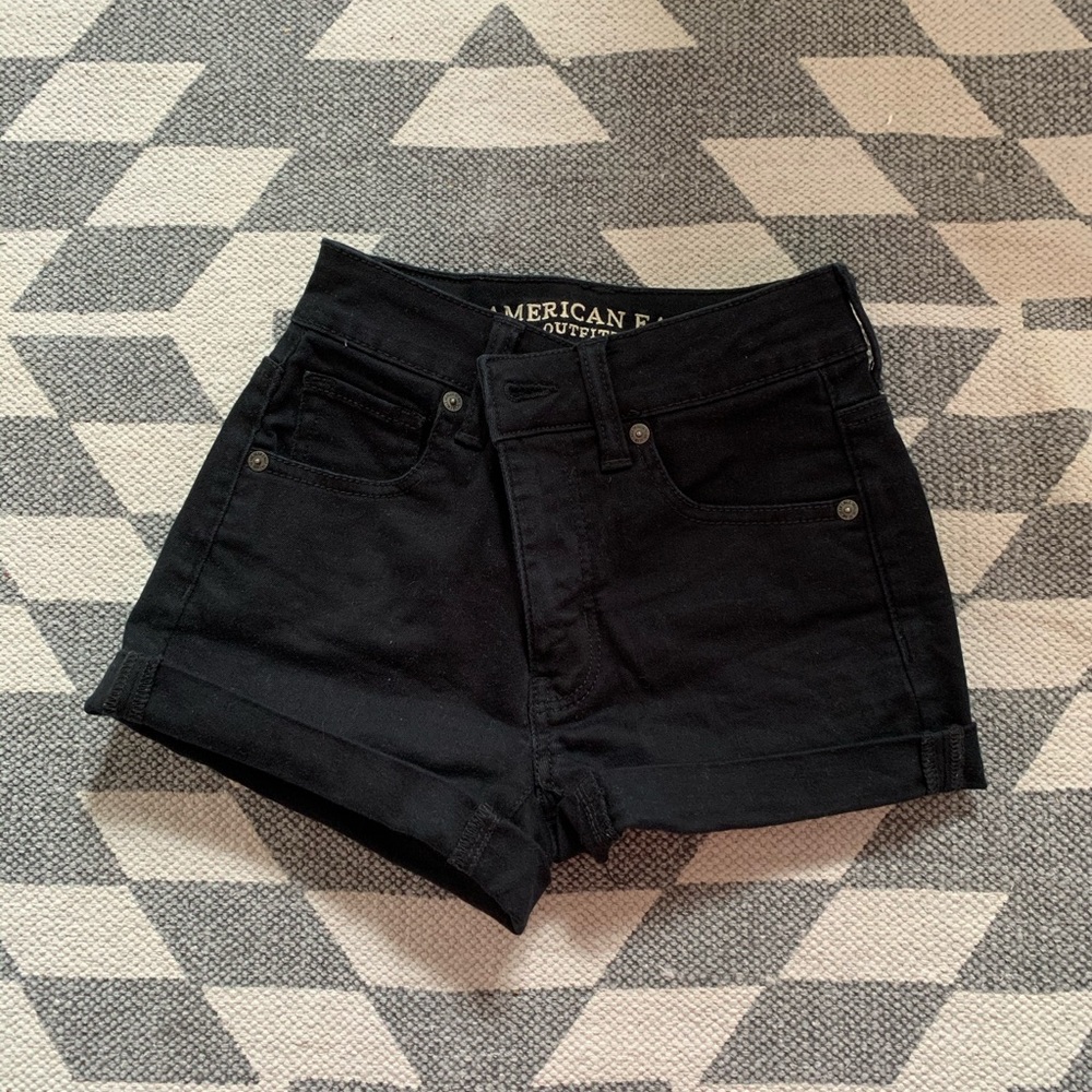Black American eagle high rise jeans!